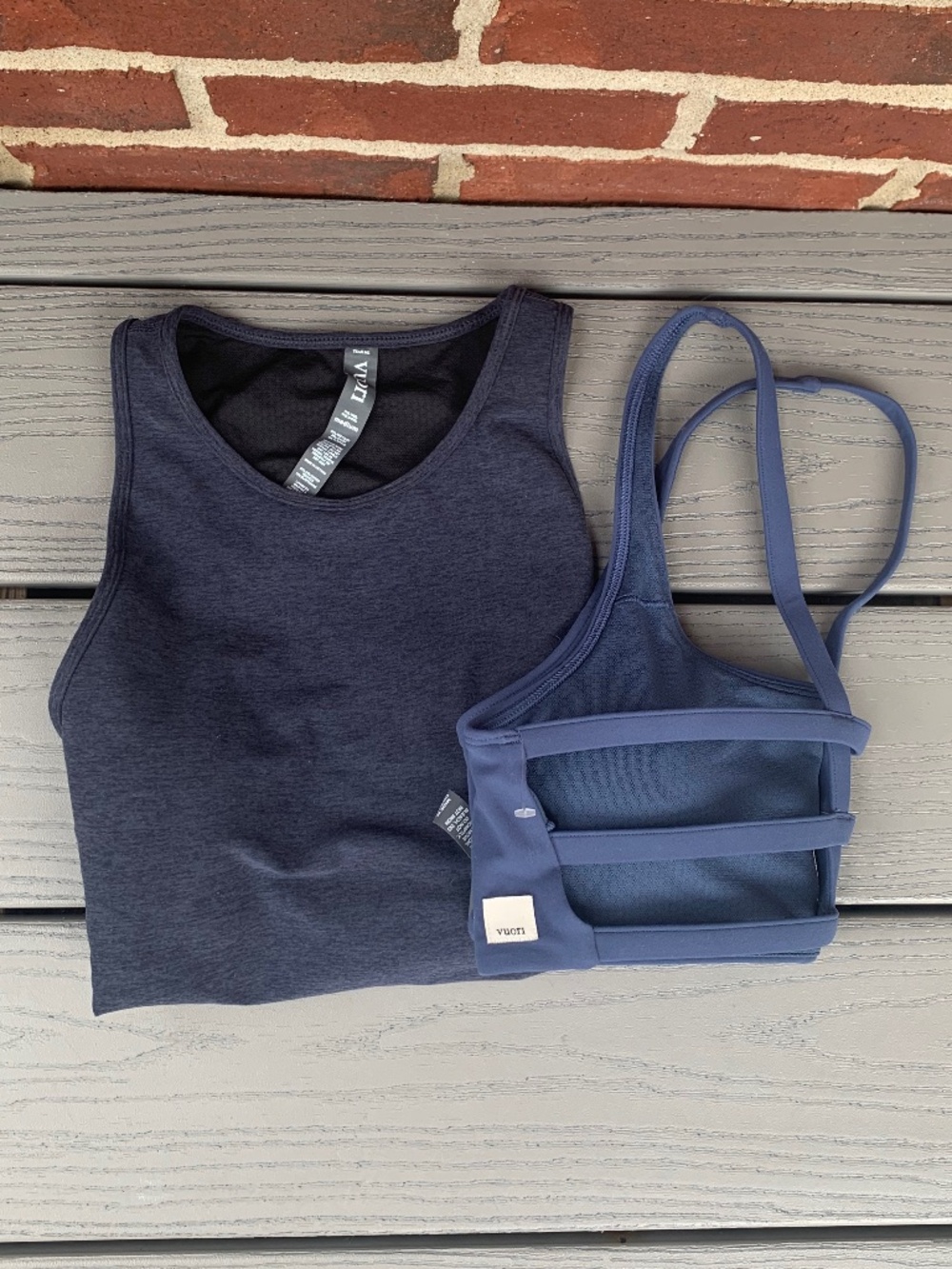 Vuori Elevation Tank and Yosemite Sports Bra Set